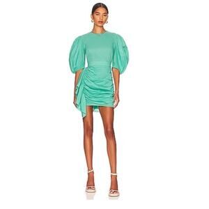 Rhode Pia Dress Mini in Jade Womens Size 8 NWT